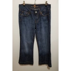 7 For All Mankind Dojo Capri Jeans Size 25